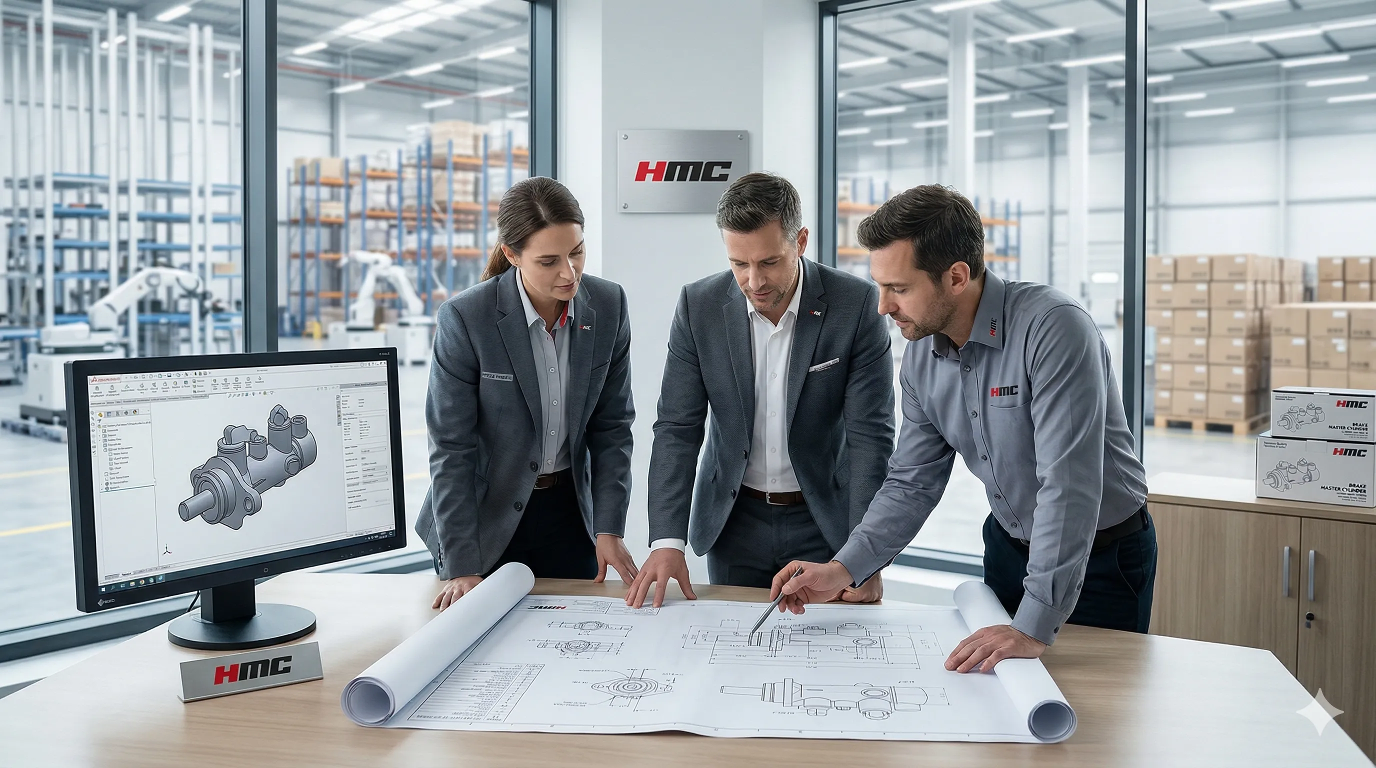 Equipo e instalaciones de manufactura HMMC - Cilindros maestros de precisión